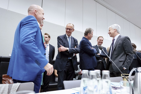 Fraktionssitzung der CDU/CSU-Bundestagsfraktion in Berlin