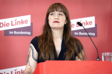 Fraktionssitzung der Bundestagsfraktion der Partei Die Linke in Berlin