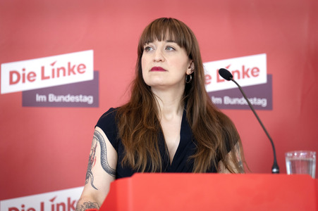 Fraktionssitzung der Bundestagsfraktion der Partei Die Linke in Berlin