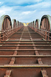 Dömitzer Eisenbahnbrücke in Langendorf