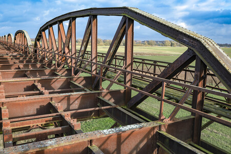 Dömitzer Eisenbahnbrücke in Langendorf