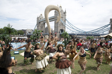 Eröffnung der 'Moana Experience' in London