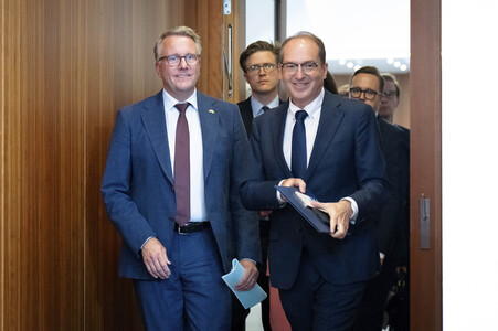 Treffen von Morten Bodskov und Alexander Dobrindt in Berlin