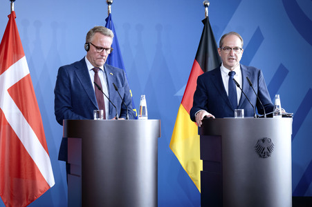 Treffen von Morten Bodskov und Alexander Dobrindt in Berlin