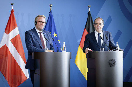 Treffen von Morten Bodskov und Alexander Dobrindt in Berlin