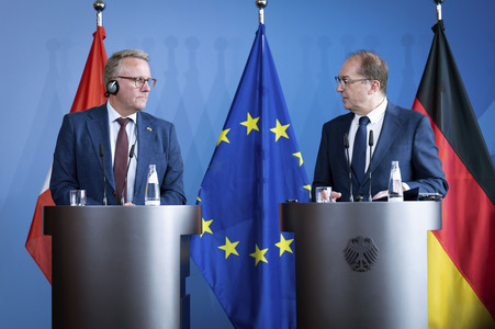 Treffen von Morten Bodskov und Alexander Dobrindt in Berlin