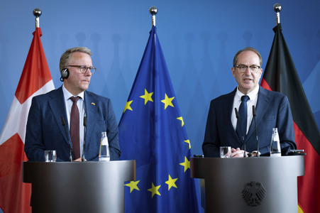 Treffen von Morten Bodskov und Alexander Dobrindt in Berlin
