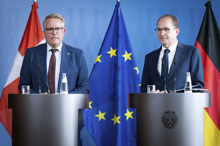 Treffen von Morten Bodskov und Alexander Dobrindt in Berlin