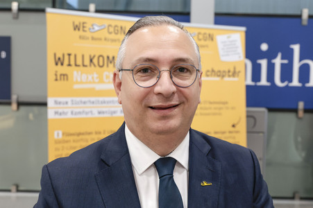 Sicherheitskontrolle am Flughafen Köln/Bonn