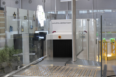 Sicherheitskontrolle am Flughafen Köln/Bonn