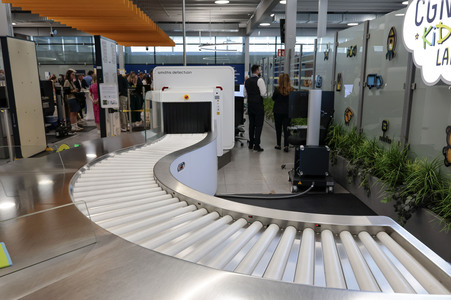 Sicherheitskontrolle am Flughafen Köln/Bonn
