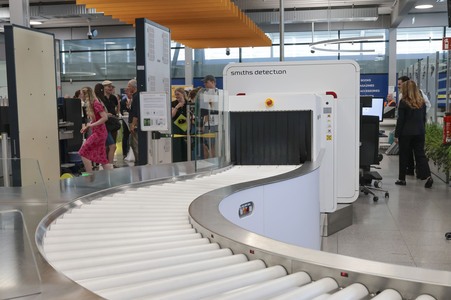 Sicherheitskontrolle am Flughafen Köln/Bonn