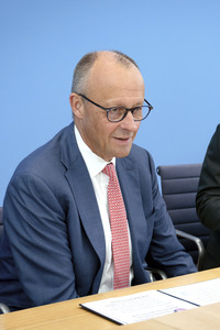 Bundespressekonferenz 'Aktuelle Themen der Innen- und Außenpolitik' in Berlin