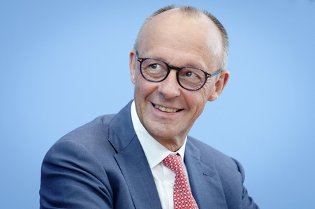 Bundespressekonferenz 'Aktuelle Themen der Innen- und Außenpolitik' in Berlin