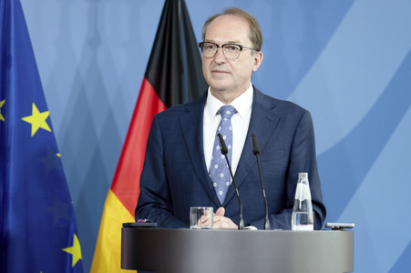 Pressestatement von Gerhard Karner und Alexander Dobrindt in Berlin