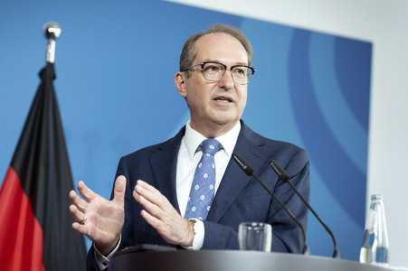 Pressestatement von Gerhard Karner und Alexander Dobrindt in Berlin