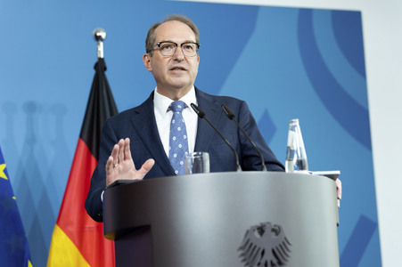 Pressestatement von Gerhard Karner und Alexander Dobrindt in Berlin