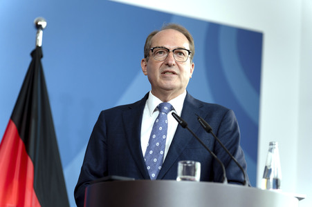 Pressestatement von Gerhard Karner und Alexander Dobrindt in Berlin