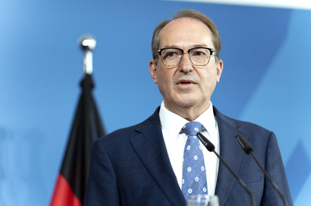Pressestatement von Gerhard Karner und Alexander Dobrindt in Berlin
