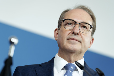Pressestatement von Gerhard Karner und Alexander Dobrindt in Berlin