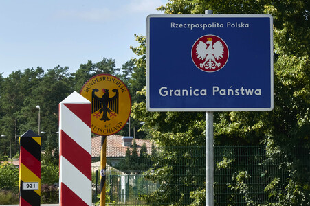 Deutsch-polnische Grenze auf Usedom