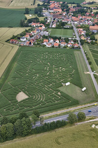 Maislabyrinth in Nettelrede