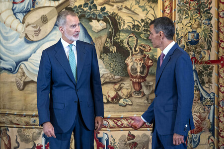 König Felipe empfängt Ministerpräsiden Sánchez in Palma
