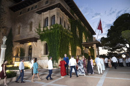 Königlicher Empfang in Palma de Mallorca