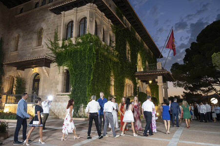Königlicher Empfang in Palma de Mallorca