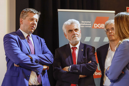 Politsnack in Halle