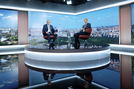 ARD-Sommerinterview mit Tino Chrupalla in Berlin