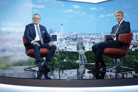 ARD-Sommerinterview mit Tino Chrupalla in Berlin