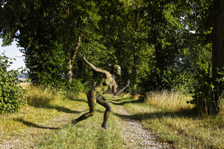 NATURE ART: Lindenallee / Linden Avenue Bodypainting
