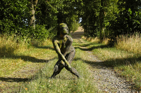 NATURE ART: Lindenallee / Linden Avenue Bodypainting