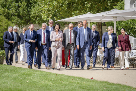 Kabinettsklausur im Schloss Neuhardenberg