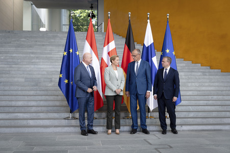 Treffen des Bundeskanzlers und der Staats- und Regierungschefs der Like-Minded Staaten in Berlin