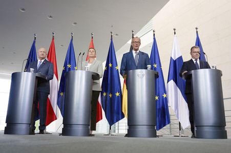 Treffen des Bundeskanzlers und der Staats- und Regierungschefs der Like-Minded Staaten in Berlin
