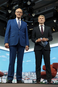 ARD-Sommerinterview mit Friedrich Merz in Berlin