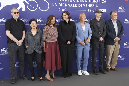 Photocall mit der internationalen Jury, Internationale Filmfestspiele von Venedig 2026