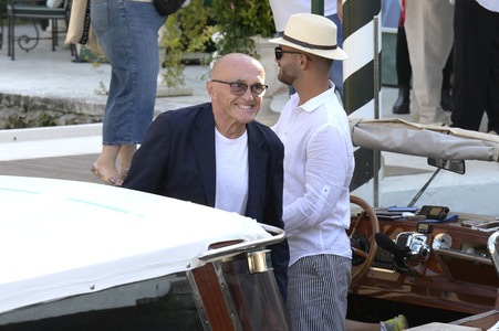 Abfahrt von Jack O'Connell und Danny Boyle vom Hotel Excelsior, Internationale Filmfestspiele von Venedig 2026