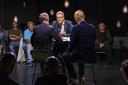Stefan Evers im ntv Salon in Berlin