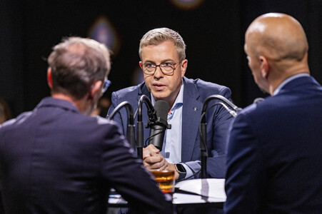 Stefan Evers im ntv Salon in Berlin