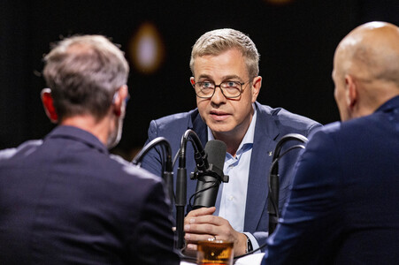 Stefan Evers im ntv Salon in Berlin