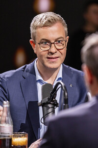 Stefan Evers im ntv Salon in Berlin