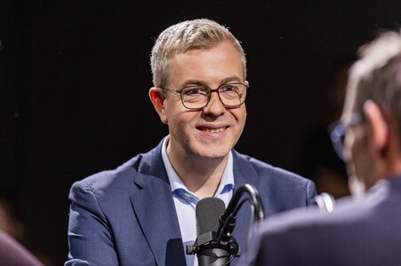 Stefan Evers im ntv Salon in Berlin