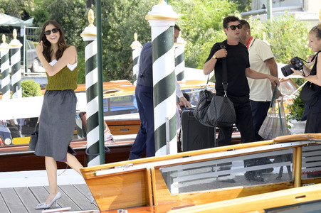 Ankunft von Benedetta Porcaroli und Riccardo Scamarcio am Hotel Excelsior, Internationale Filmfestspiele von Venedig 2026