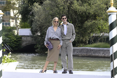 Ankunft von Virna Toppi und Nicola Del Freo am Hotel Excelsior, Internationale Filmfestspiele von Venedig 2026
