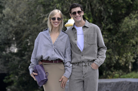 Ankunft von Virna Toppi und Nicola Del Freo am Hotel Excelsior, Internationale Filmfestspiele von Venedig 2026