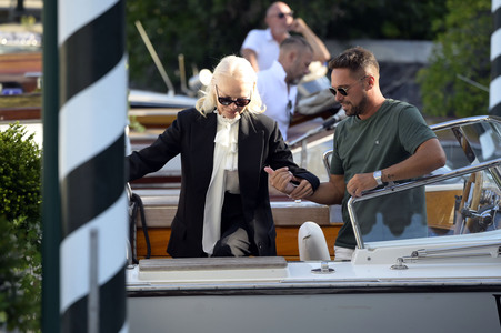 Ankunft von Pamela Anderson am Hotel Excelsior, Internationale Filmfestspiele von Venedig 2026