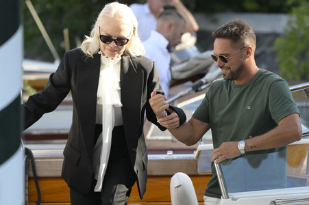 Ankunft von Pamela Anderson am Hotel Excelsior, Internationale Filmfestspiele von Venedig 2026